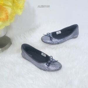 OshKosh B'gosh Girls Sparkling Blue Flats Sz.2